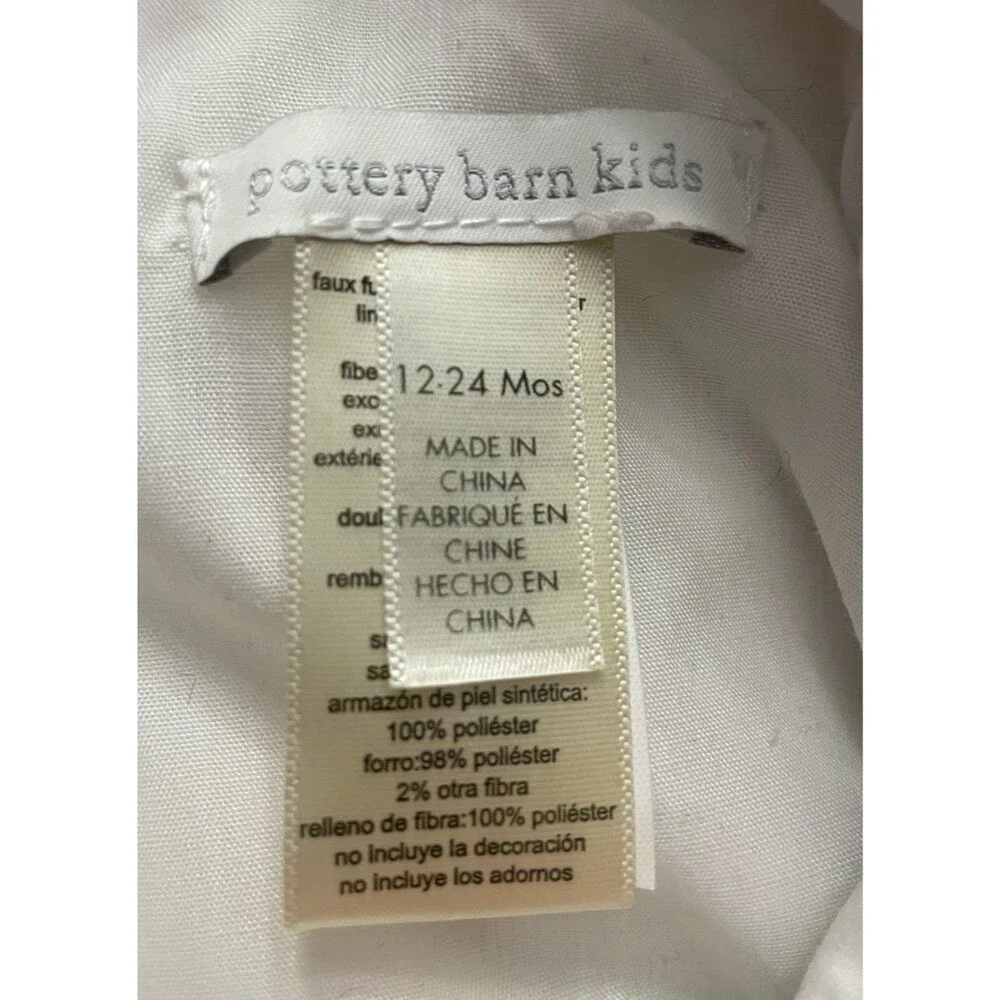 Pottery Barn Kids PBK Cow Toddler Halloween Costume, Size 12-24 months - Picture 6 of 6